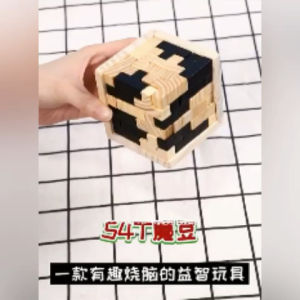 3D Wooden Puzzles IQ Toy 54T | Tetris Puzzle | Kong Ming Lock Luban Lock Intellectual Game 魔斗 | 益智玩具 | 儿童木制孔明锁鲁班锁 | 减压玩具