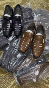 Tặng lót da bò-Giày nam da bò cao cấp giày hè thoáng khí kiểu dáng trung niên đế cao su êm chân khâu đế chắc chắn Bảo Hành 1 năm