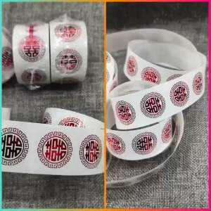 STIKER SHUANG XI TRANSPARAN / STIKER PERNIKAHAN DOUBLE XUANG XI / STIKER SANG JIT / STIKER WEDDING / STIKER IMLEK / STICKER CHINESE WEDDING DOUBLE HAPPY / SGN8813