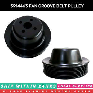 3914463 / 3902710 / 3971283 FAN GROOVE BELT PULLEY [Diameter 160mm 8 Groove]  [LOCAL STOCK. SHIP IN 24HRS. LOCAL SUPPLIER WARRANTY] FOR CUMMINS 4B 6B AND KOMATSU 4D102 6D102 ENGINE PART