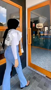 Cutbray Jeans Highwaist Loose Streat - Celana Jeans Cutbray Wanita Kekinian