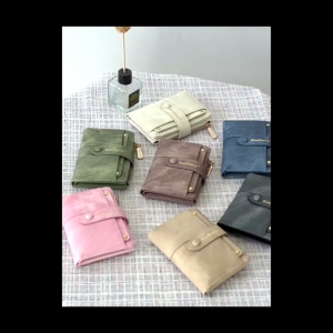 Womens Wallet Stylish Mini Wallet with Card Holder High-End INS Style Compact and Trendy Design Dompet Kecil Wanita女生钱包