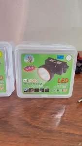 ไฟฉายคาดหัว ตราช้าง RH 5202 หน้าจอกว้าง 6 cm (2.5 นิ้ว) 1800w มีจอบอกชั่วโมงการทำงาน แบทเตอรี่ลิเธียม