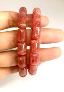 Natural High Grade Rhodochrosite Bracelet 8mm
