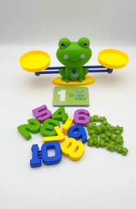 Educational Toys Frog Balance Scale Mathematic Games Kid Children Belajar Matematik Parenting Math Toy Birthday Gift
