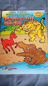 Buku Cerita kumpulan Fabel bergambar uk besar