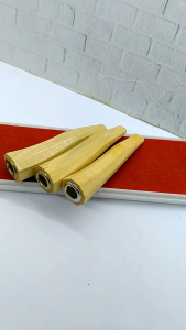 Sedotan once pipa kayu kemuning gading model segi delapan 7cm C281