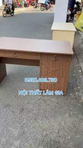 BÀN LÀM VIỆC 4 HỘC KÉO MẶT GỖ MFC – TIỆN LỢI ĐA NĂNG (LG-BLV4HK)