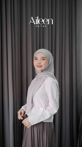 PASTAN INNER AILEEN Daffi Hijab Pashmina Instan Premium Viral Kekinian Jersey