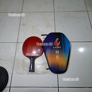 Bat/Bet Tenis Meja Pingpong LOKI 6 Kirin Carbon Original