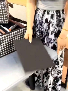 Large Foldable Clothes Storage Box Fabric Wardrobe Drawer Organizer for Shirts & Garments