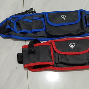 tas alat perkakas pertukangan pinggang pria mesin bor