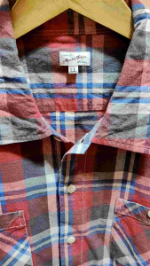 Kemeja Flanel Macba Tros Original Second Size XL