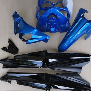 Cover Full Body Halus Vega ZR Warna Biru Muda Hitam Metah Putih