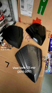 Visor Vario 125 Esp - Vario 150 Esp 2015 - 2017 Hitam dan Karbon / Visor Vario 125 dan 150 Esp