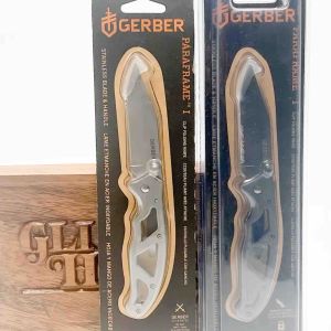 Gerber Paraframe I Zilch Quadrant Fuse Stainless Steel Fine Edge or Serrated Edge