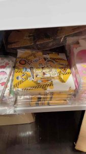 6 pcs Construction Theme Loot Bag Assorted Design Party Supplies Party Packs and Sets Candy Bag Wrapping Bag
