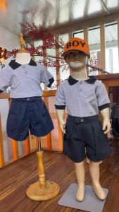 Quần short kaki bé trai bé gái 14-18kg 2 màu đen xanh đen cạp chun sau chất liệu vải kaki thiết kế dễ phối với áo thun và áo polo