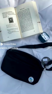 tas selempang sling bag corduroy pria wanita 19053