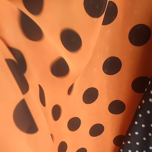 Polka Chiffon Fabric sold per yard