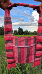 กระเป๋าย่ามผ้าขาวม้า กระเป๋าผ้าไทย กระเป๋าใส่ของ