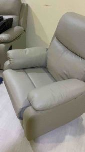 Pure Cow Leather Sofa Set/ Cowhide Leather Sofa/ 1+2+3 seaters with 5 recliner sofa