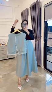 SIGNADILA | Beni Oneset 3in1 Rok Vest Inner / Setelan Formal Wanita