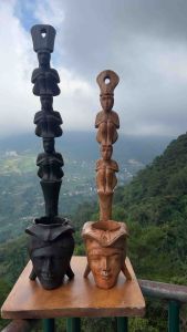 ACCENT Dacoration - hanging dacor wine dipper design(woodcarving)