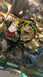 ARC YF DRAGON GRAPHIC BLUE HELMET