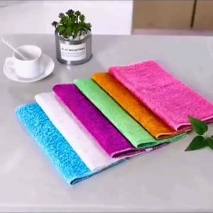 Ready Stock🇲🇾Bamboo Fiber Dish Towel Kitchen Dish Cloth Cleaning Household Tools 竹纤维不沾油洗碗布