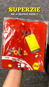 Kaos Anak Distro LAKI LAKI Premium kartun Distro pakaian Motif TRUCK 3Kendaraan MERAH BATA anak cowok Kaos Warna DT Kids