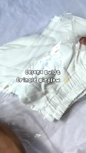 TERMURAH..!! Celana Kulot Crinkle Airflow Tali Serut Wanita Highwaist Premium Cewek Panjang Jumbo Terbaru Losse Cullote Pants