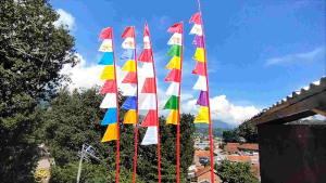 Bendera Umbul Umbul Warna Warni Isi 20 Pcs
