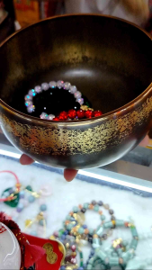 PIYAO MONEY CATCHER IN SWAROVSKI BEAD CHARM BRACELET