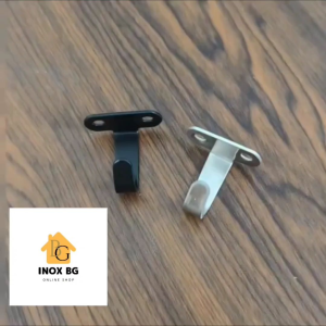 SET 2/5/10 Móc Treo Đồ Hình Chữ JLắp ngược Trần Lắp Ngược Đáy Tủ Bằng INOX Tiện Dụng