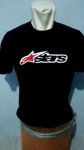 KAOS ALPINESTARS TSHIRT PRIA WANITA DEWASA KATUN COMBED 30S PREMIUM