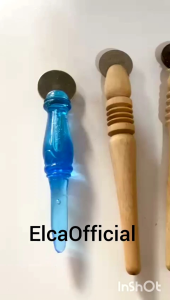 ￼Alat kerokan kerikan /  Kerok badan kerik / Alat kerik / Alat kerik koin gagang plastik premium /  Alat kerok gagang kayu