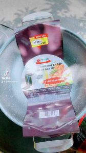 Chảo VÂN ĐÁ 2 quai 304 Ba Lớp Đáy Từ Ticook - Chảo sâu 3 lớp 304 VÂN ĐÁ toàn thân