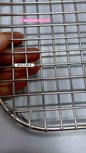 Vỉ nướng inox 304 có chân / Vỉ NCKD hình vuông / Vỉ inox đan ca rô