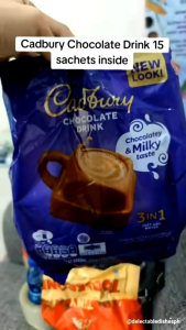 Cadbury 3-in-1 Hot Chocolate Drink