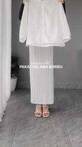 OBI PANTS - Highwaist Loose Trouser Pants - Celana Kulot Kantor Formal Anti Kusut