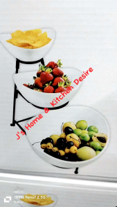 Royal Dine 3 tier Oval Buffet server