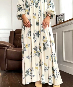 Gamis Zara Rayon Silang Belakang