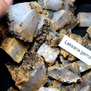 Batu Dendrite Bulu Macan Unik / Lempengan Batu Dendrite Bulu Macan Unik Good Quality