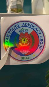 SPAG logo Sticker for CAR Reflectorized Water proof Do not fade