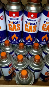 Gas Portable Tokai 235gr / Gas untuk Kompor portable / Gas Portable baru ( tersegel)