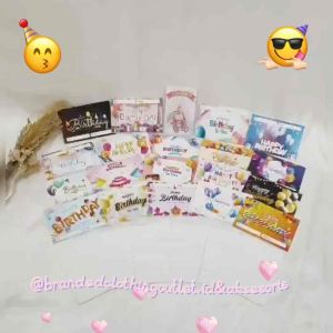 (5PCS) KARTU UCAPAN ULANG TAHUN BANYAK MOTIF / KARTU HAPPY BIRTHDAY / BIRTHDAY GREETING CARD / KUK6917