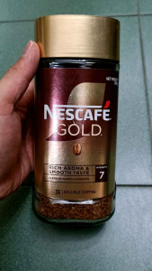 Nescafe Gold Rich Aroma Smooth Taste Soluble Coffee Jar.
