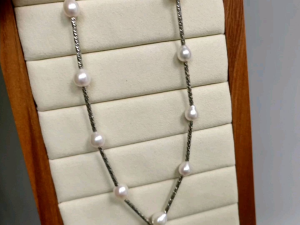 DaVee | Natural pearl necklace freshwater pearl starry necklace choker silver galaxy pearl necklace