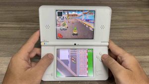 Máy Chơi Game Nintendo DSi LL Full Game NDS/GBA/SNES/NES... Đầy Đủ Phụ Kiện
